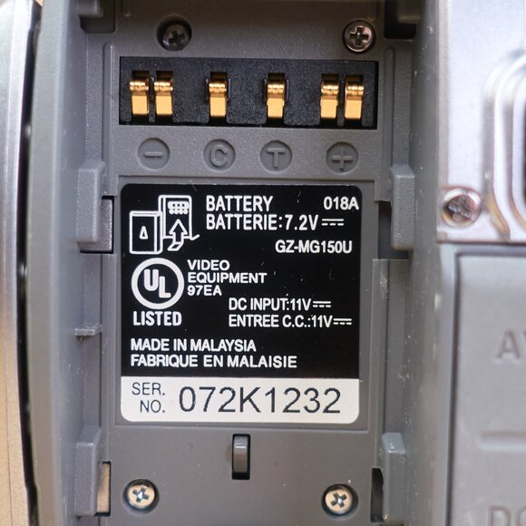 JVC GZ-MG150 Hybrid Camcorder / 30GB HDD + SD Card Slot / Tested & Working - Picture 9 of 9